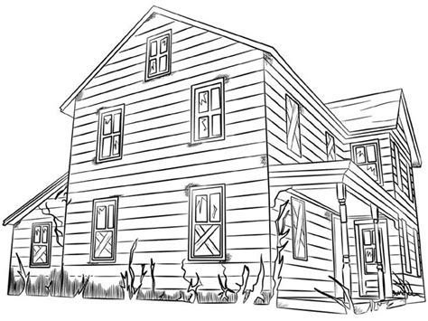 Dibujos de casas para colorear e imprimir gratis