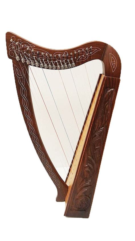 36 Inch 22 String Lever Harp Celtic Irish Style Solid Wood Sturgis