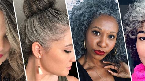 Women In Their 20s And 30s Are Embracing Their Gray Hair Glamour