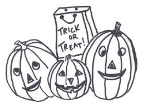 Trick or Treat Coloring Page & coloring book.