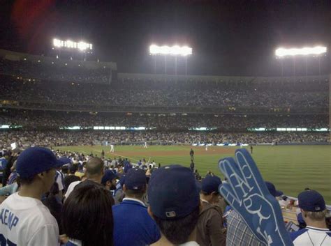 Dodger Stadium Section 44fd Row F Seat 6 Los Angeles Dodgers Vs