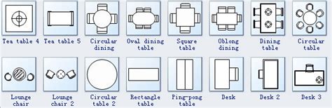 Seating Plan Symbols