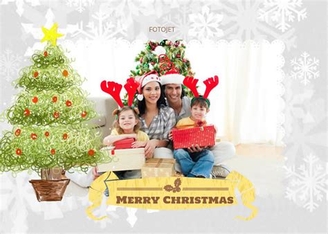 Browse and use various backgrounds and frames. Make Free Photo Christmas Cards Online - Easy and Fun