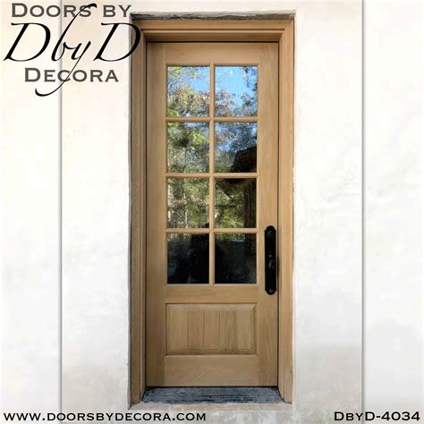 Custom Craftsman 8 Lite Tdl Door Solid Wood Entry Doors By Decora