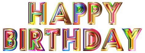 Happy Birthday Png Transparent Image Download Size 2400x879px