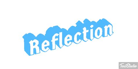Reflection Word Animated  Logo Designs