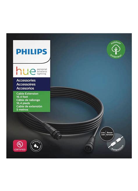 Philips Hue Cable Extension Verlengkabel 5 Meter Zwart De Bijenkorf