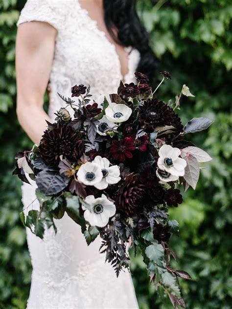 Dark Wedding Bouquet
