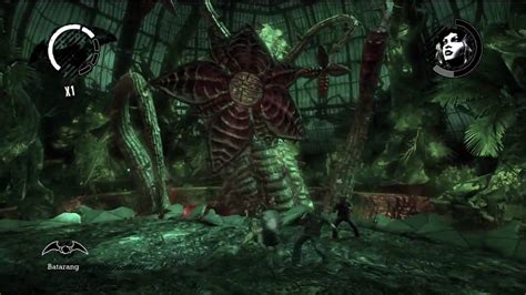 Batman Arkham Asylum Gameplay Poison Ivy Boss Fight Hd Xbox 360