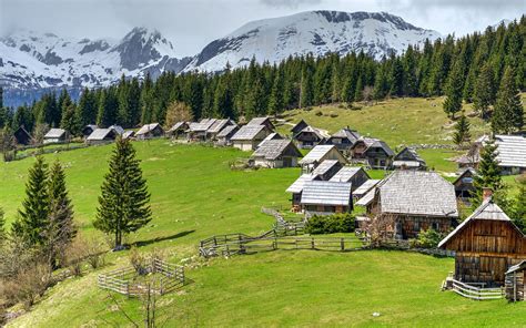 Slovenia pokljuka december 2016 (видео). slovenia pokljuka mountain forest field houses HD wallpaper