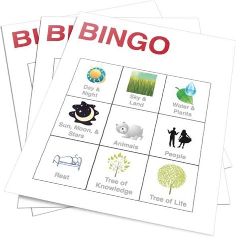 Creation Bingo Bingo For Kids Childrens Ministry Curriculum