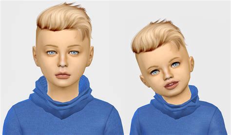 Ts4 Mm Cc Sims 4 Toddler Kids Hairstyles Sims 4 Children Images And