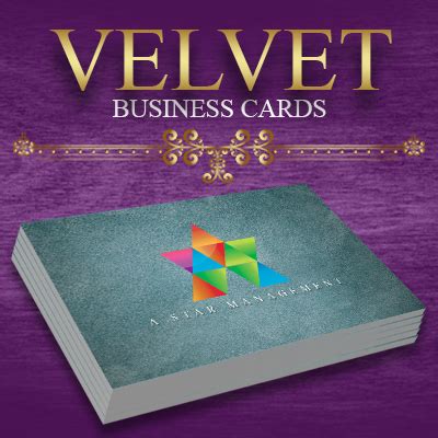 See more ideas about good company, cards, business. Velvet Business Cards Printed on 16pt Card Stock with Soft ...