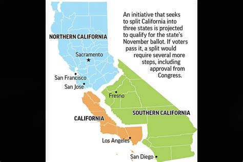 Push To Split California Into 3 States Faces Tall Hurdles Nation And
