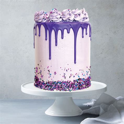 42 yummy and trendy drip wedding cakes | wedding forward. Purple Drip Celebration Cake