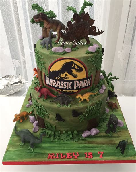 30 Amazing Photo Of Jurassic Park Birthday Cake