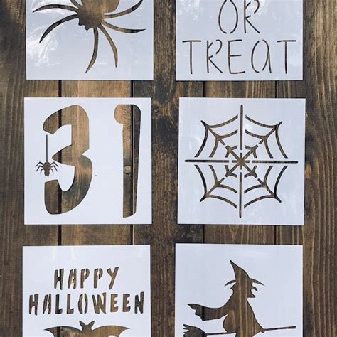 Halloween Stencils Etsy