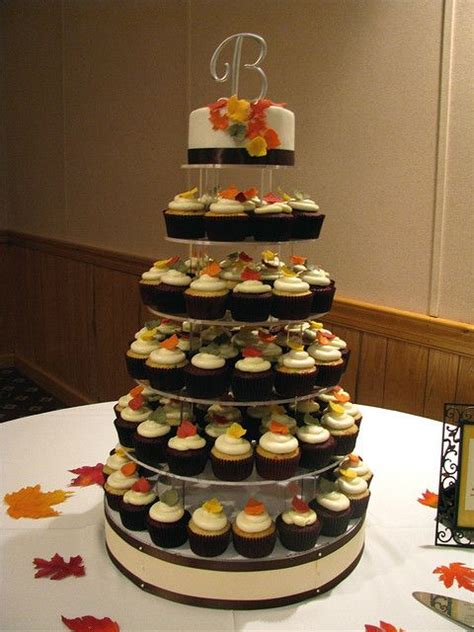 Fall Wedding Cupcake Tower By The Couture Cakery Via Flickr Fall
