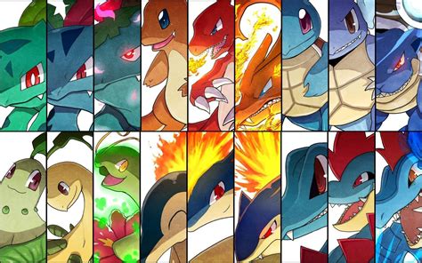 Starter Pokémon Wallpapers Wallpaper Cave