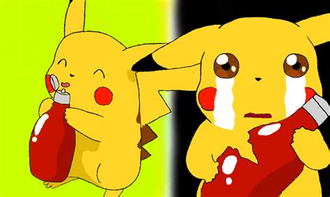 Colors Live Pikachu And Ketchup By Fotoninja