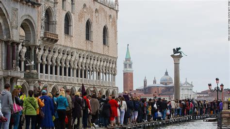 Nowhere To Sit And Chill In Venice Grand Voyage Italy