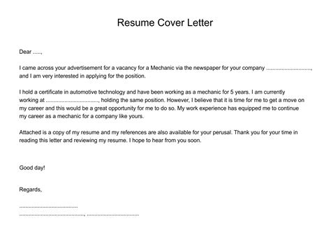 9 Best Images Of Easy Cover Letter Free Printable Cover Letter
