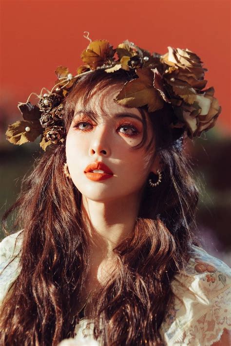 At only some leaked photos were released, and then she started uploading photos from her photoshoot on her. dirtwormdream in 2020 | Hyuna kim, Flower shower, Kpop