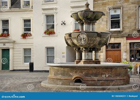 George Whyte Melville Memorial Fountain At St Andrews In Scotland Stock