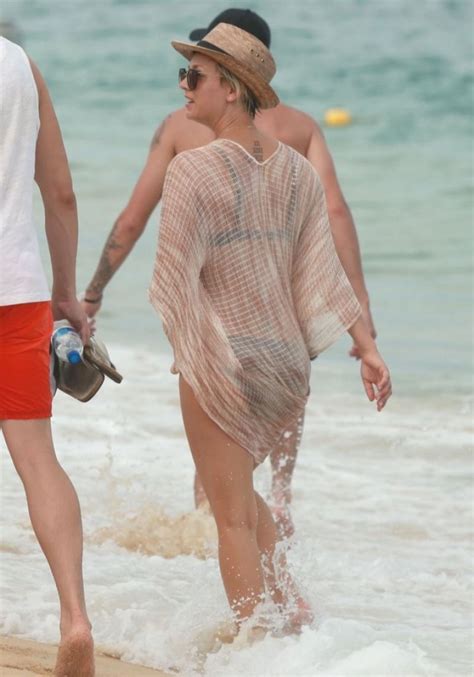 Kaley Cuoco In Bikini At A Beach In Cabo San Lucas Hawtcelebs
