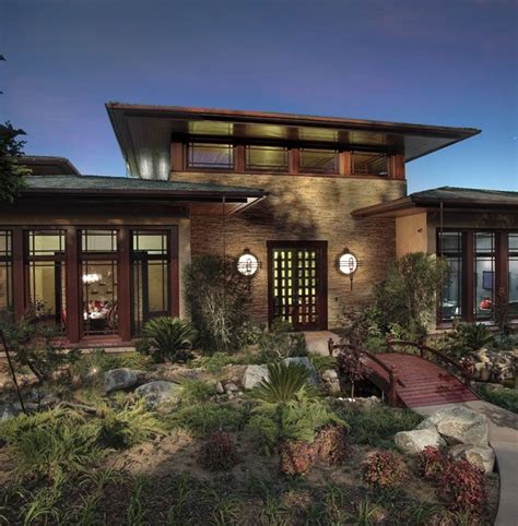 Craftsman Contemporary Prairie Style Houses Craftsman House