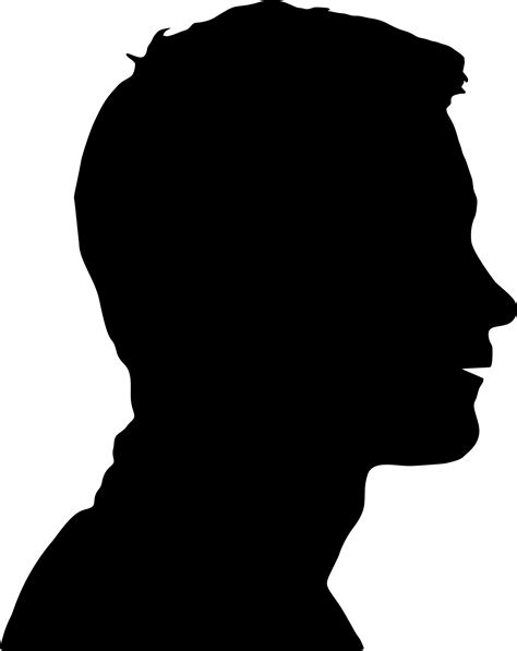 Face side profile silhouette stock photos and images. Man Face Profile Silhouette at GetDrawings | Free download