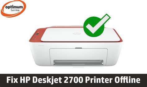 Solved How To Fix Hp Deskjet 2700 Printer Offline Problem
