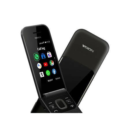 Nokia 2720 Flip Dual Sim Ta 1170 4gb 4g Lte Black Online At Best Price Featured Phones Lulu Uae