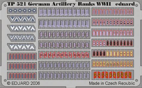 German Artillery Ranks Wwii Eduard Tp521