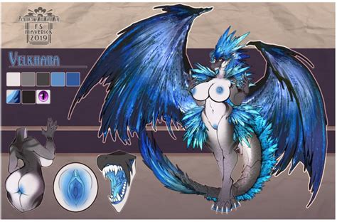 Rule 34 2019 Anthro Breasts Capcom Claws Dragon Elder Dragon Female Fsmaverick Horn Ice