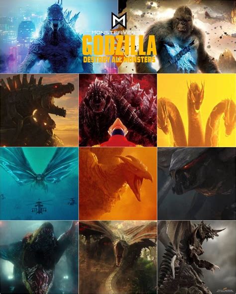 Godzilla Destroy All Monsters 2022 All Godzilla Monsters Godzilla