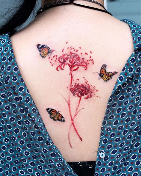 Top More Than 73 Korean Flower Tattoo Incdgdbentre
