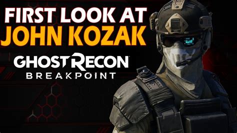 Ghost Recon Breakpoint First Look At John Kozak New Skin Operation