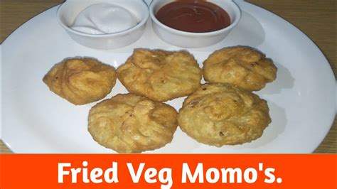 quick and easy fried veg momos तला हुआ वेज मोमोज fried momos recipe make fried momos at home