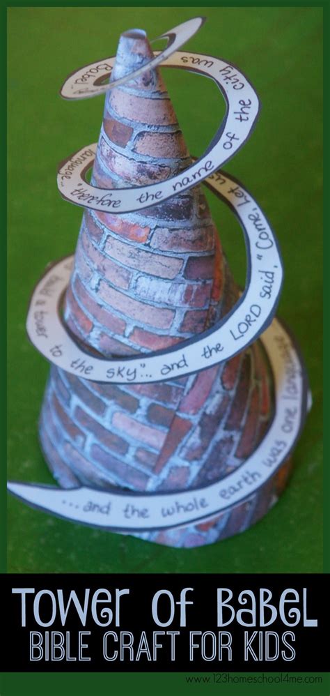 Tower Of Babel Craft For Kids Sunday School Crafts For Kids Bible