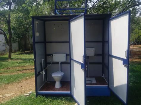Ms Modular Frp Portable Toilet No Of Compartments 2 Compartments At