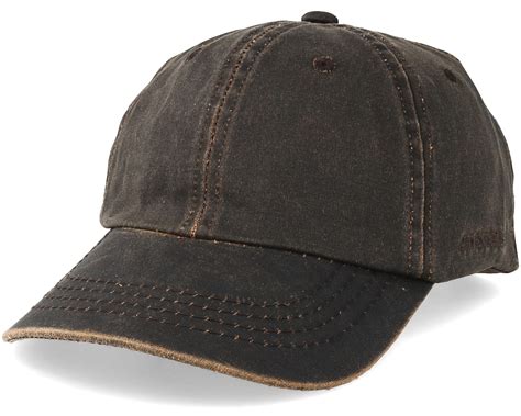 Baseball Cap Brown Adjustable Stetson Cap Hatstorech