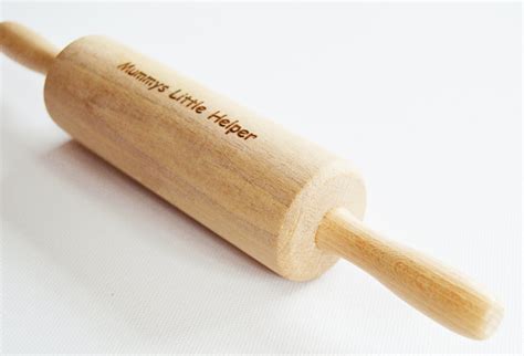 Personalised Childrens Rolling Pin Adult Rolling Pin Custom Engraved