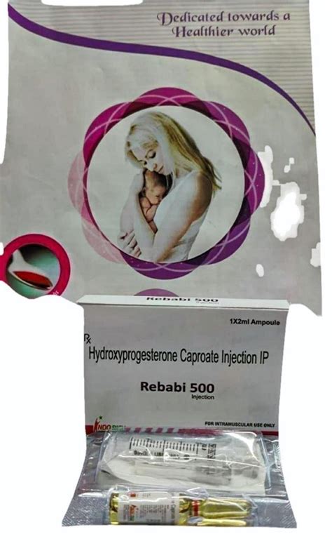 hydroxyprogesterone 500 mg injection dose box at rs 210 piece in sas nagar