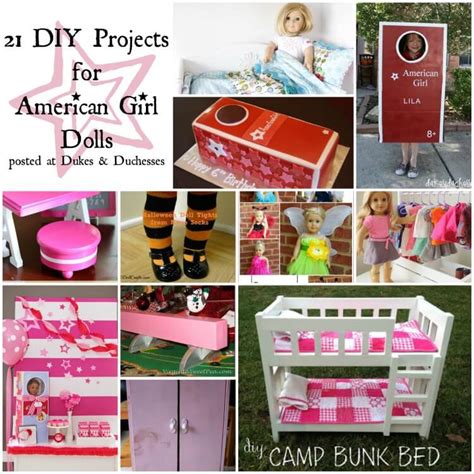 21 Diy Projects For American Girl Dolls Dukes And Duchesses