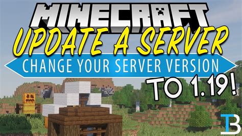 How To Update A Minecraft Server To 119 Youtube