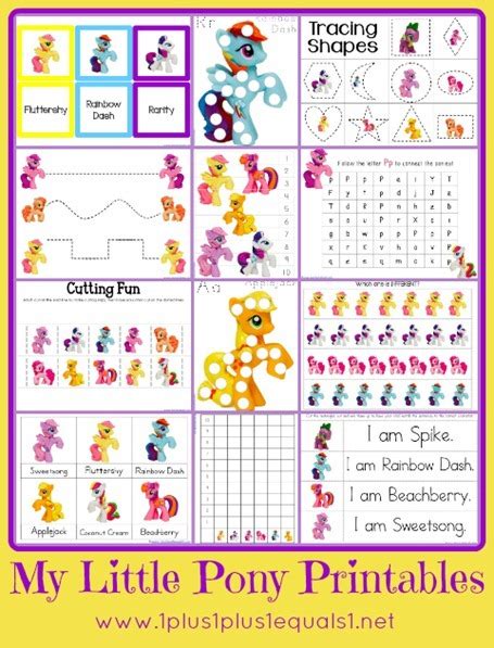 Free My Little Pony Printable Pack