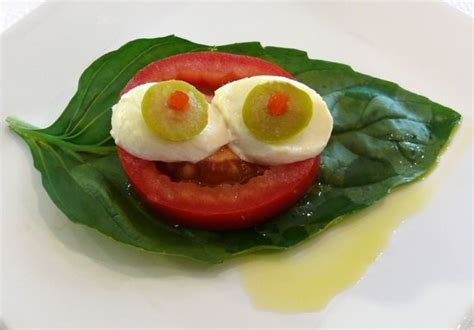 Eyeball Caprese Salad Caprese Salad Caprese Halloween Veggie Tray