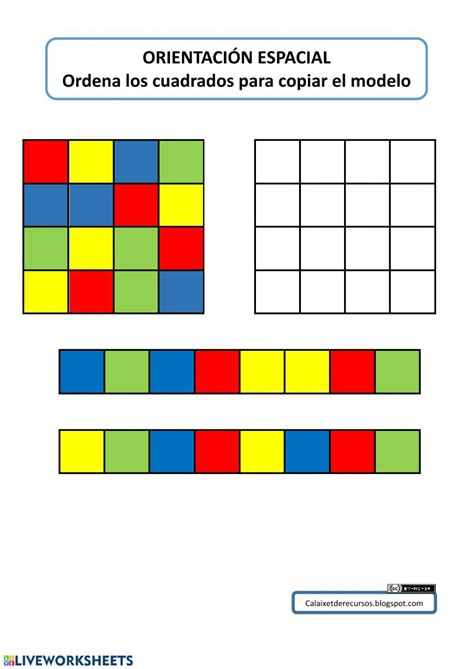 The Worksheet Is Shown With Different Colors And Shapes