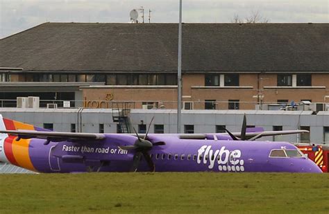 plane forced into emergency landing at belfast airport due to faulty nose gear
